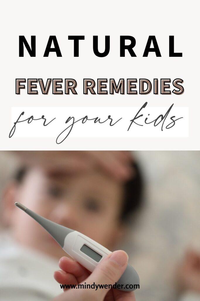 Natural Fever Remedies - Pinterest Pin