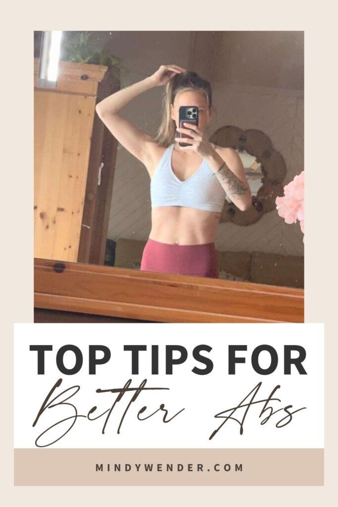 tips for better abs - pin